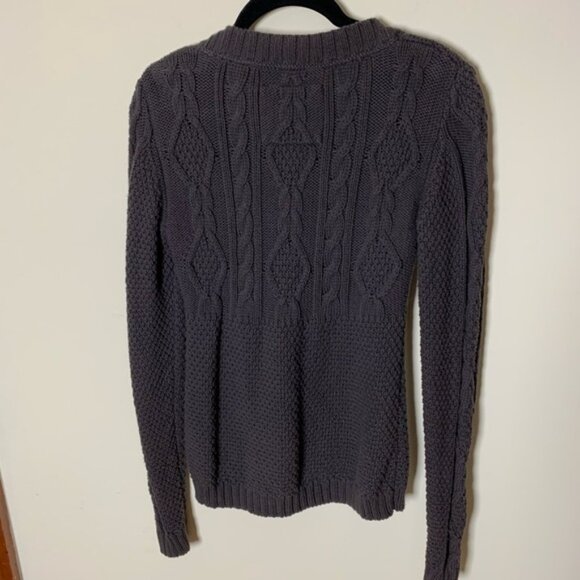 H&M Brown Knit Long Sleeve Sweater Size Small - Picture 6 of 7